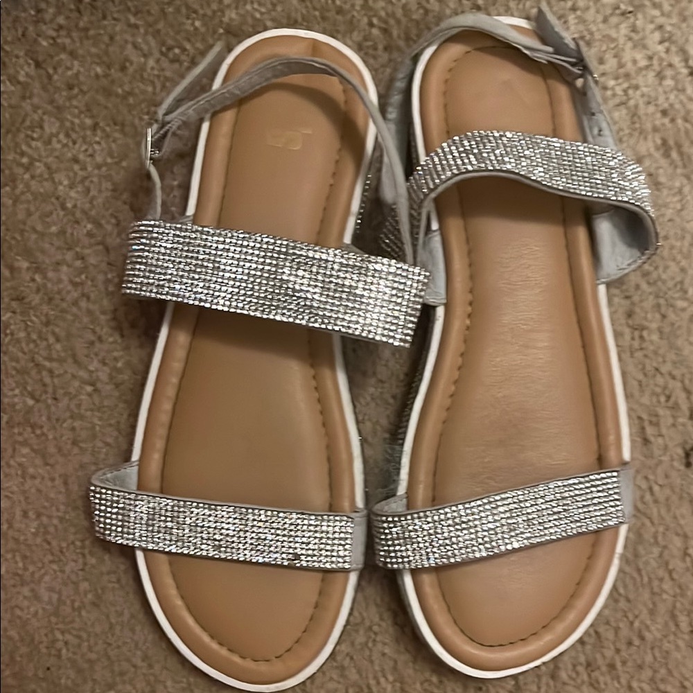 Elegant Silver Sandals